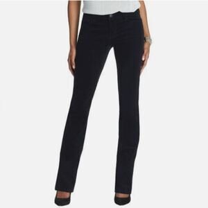 LOFT Women's Curvy Sexy Boot Corduroy Pants Black Size 29/8